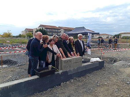 Pose de la Première Pierre d'une résidence d'accueil à Tarbes (65)